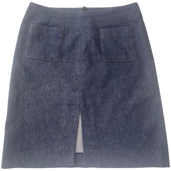 TF Atelier Paris Dark Denim mini skirt women's size 38 - Picture 3 of 10